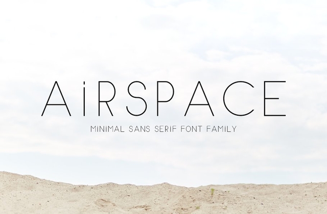 Air Space Font